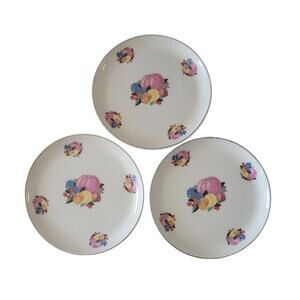 Vintage 30s Country Gentleman by Cavitt Shaw WS George Salad Plates Set of 3‎